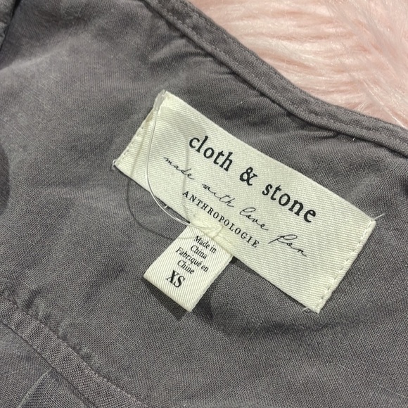 ANTHROPOLOGIE Cloth & Stone Gulpiyrui Dusty Lilac Jumpsuit - Picture 3 of 10